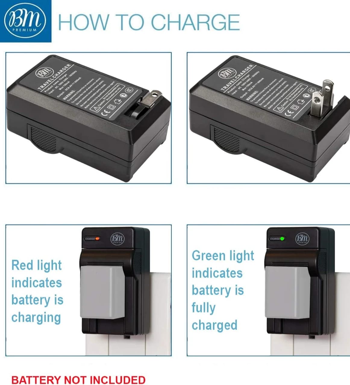 BM Premium Charger For Camera Battery