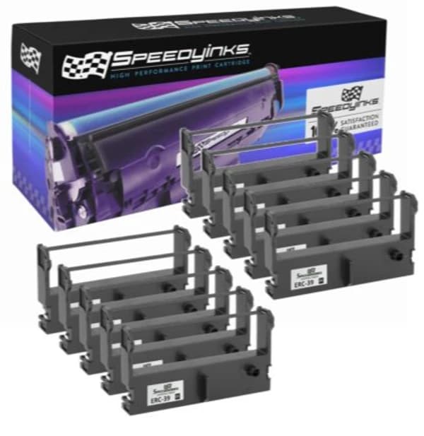 Compatible ERC-39 For Epson BLACK Printer Ribbon Cartridges