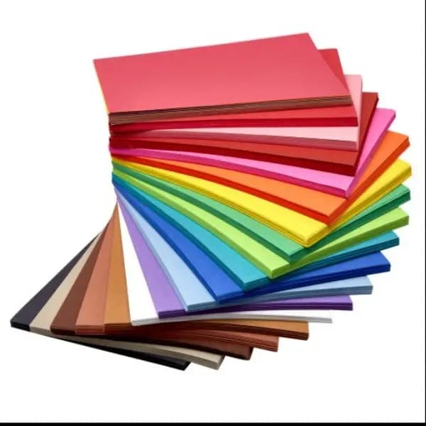 Pack of 88 Construction Paper Sheet Multicolor