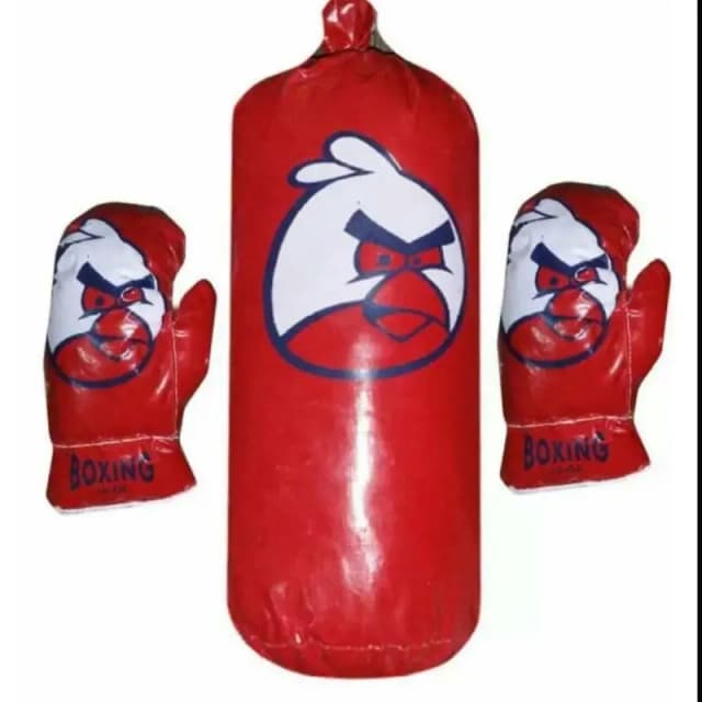 Combo of Boxing Bag with Gloves For Kids