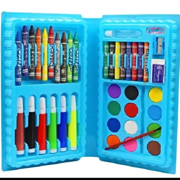 42 Pieces School Kids Crayons Pastels Markers Color Pencils Art Set Drawing Color Kit
