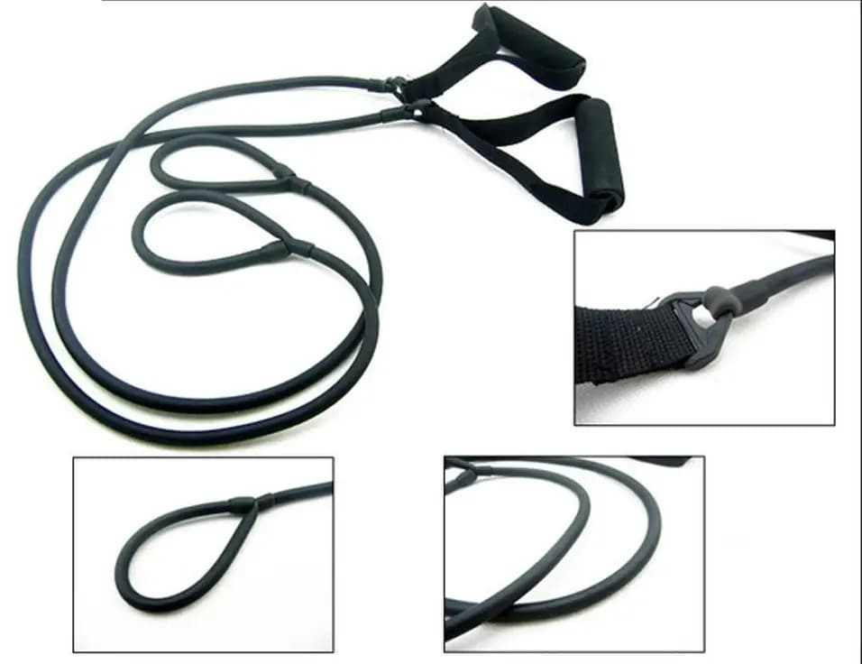 Resistance Bands Set Latex Elastic Tube Pull Rope Gym Yoga Stretch Rope Fitness Equipment