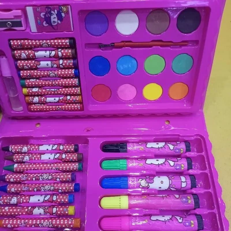 42 Pieces School Kids Crayons Pastels Markers Color Pencils Art Set Drawing Color Kit