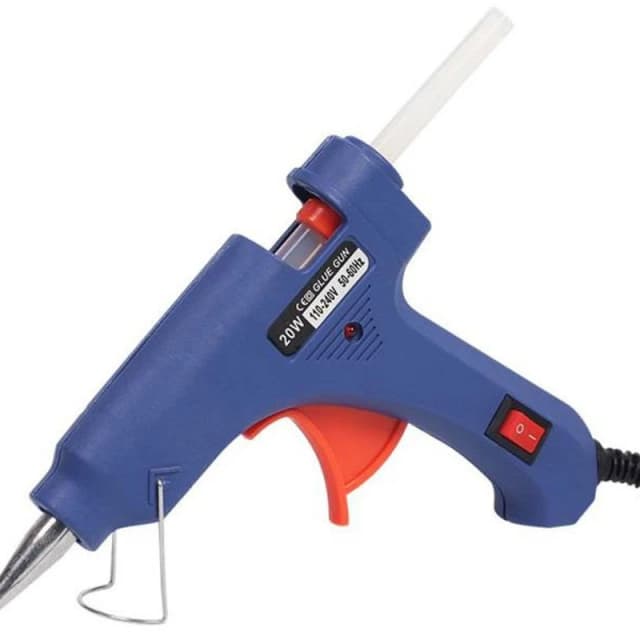 40W Imported Hot Glue Gun With 2 Transparent Glue Sticks