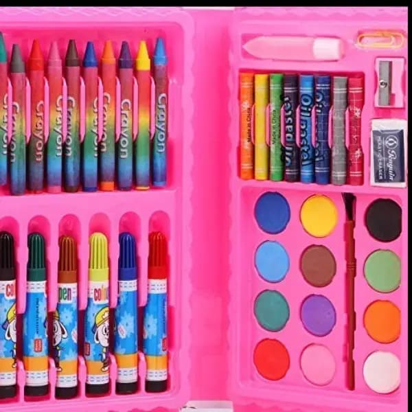 42 Pieces School Kids Crayons Pastels Markers Color Pencils Art Set Drawing Color Kit