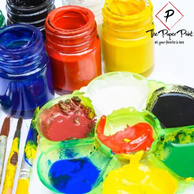 MYREX 7 - 12 Poster Colors Different Coloring Shades With Brush
