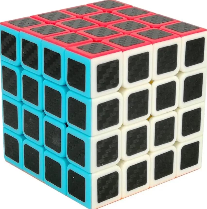 4X4 Rubics Cube ABS Premium Design - Multicolor